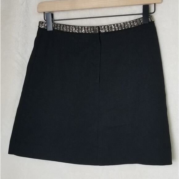 H&M | Beaded High Waist Mini Skirt - Picture 3 of 7